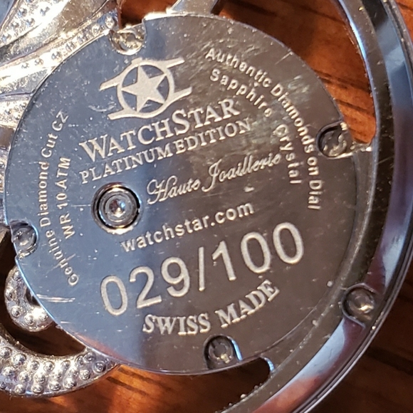 WATCHSTAR WATCH NEW BATTERY FEB 2025, Swiss, Haute Joaillerie 29/100 Limited NWT - Picture 6 of 12
